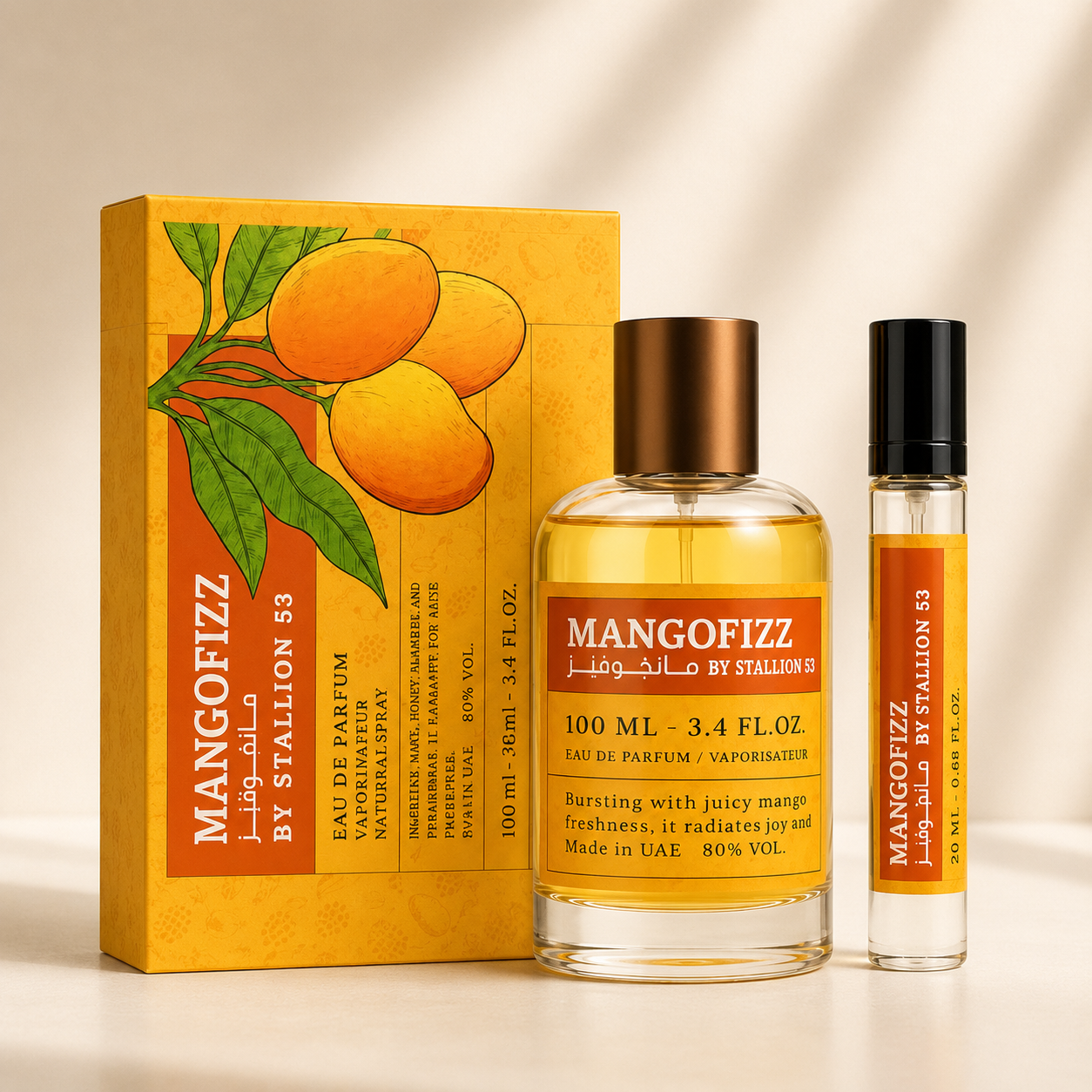 Mangofizz by Stallion 53– Emper | Eau de Parfum 3.4 Oz/ 0.68 Oz EDP SP