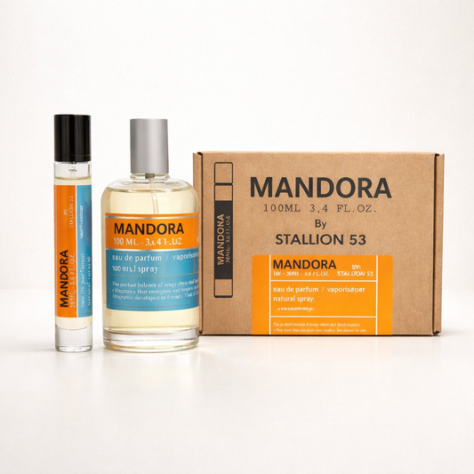 Mandora 100ml (3.4 oz) + (0.6oz) – EDP by Stallion