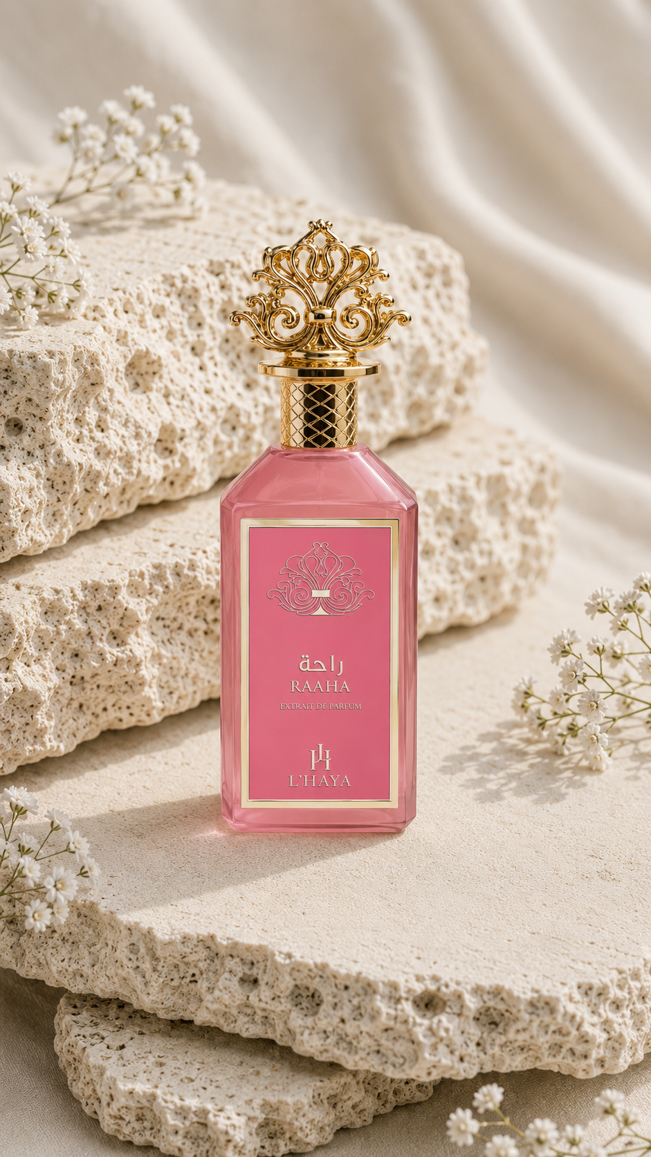 Raaha – L’Haya
Extrait de Parfum | Unisex | 100 ml