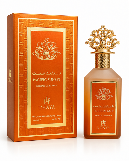 Pacific Sunset – L’Haya
Extrait de Parfum | Unisex | 100 ml