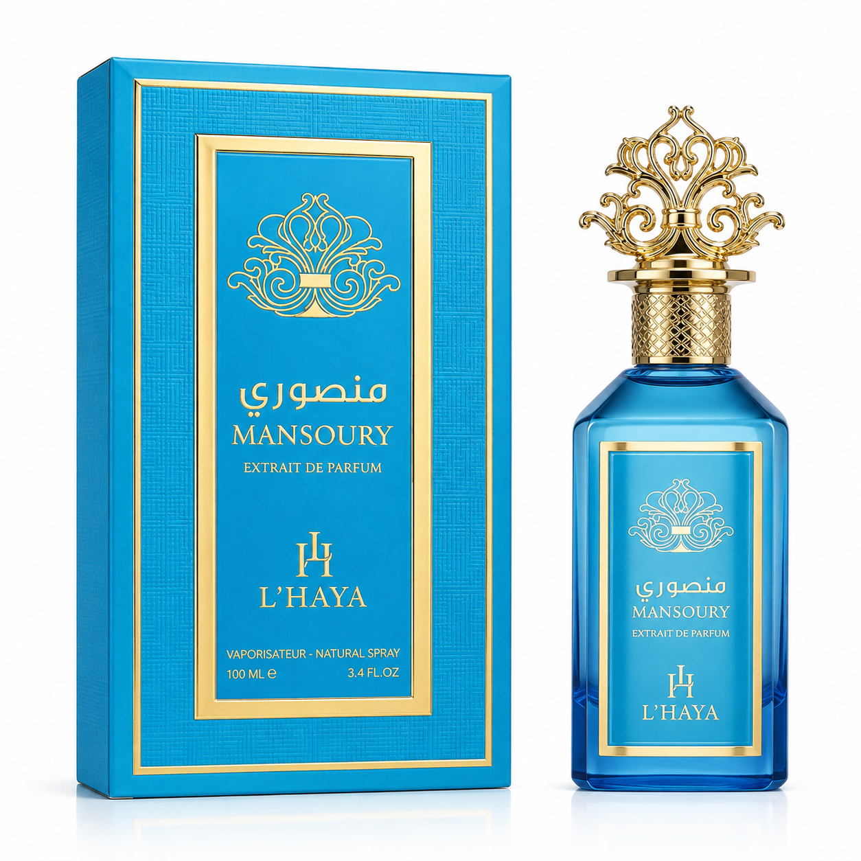 Mansoury – L’Haya
Extrait de Parfum | Unisex | 100 ml