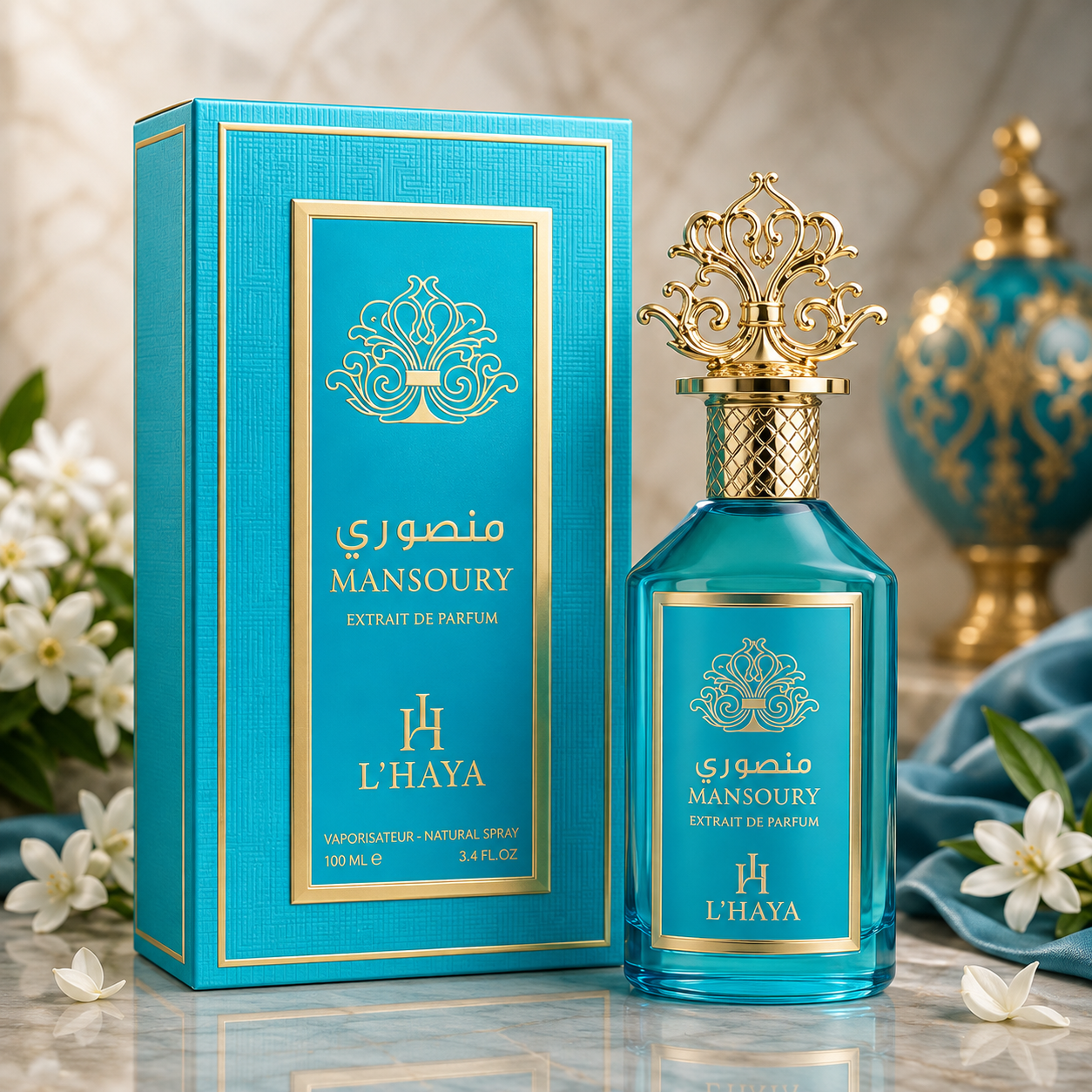 Mansoury – L’Haya
Extrait de Parfum | Unisex | 100 ml