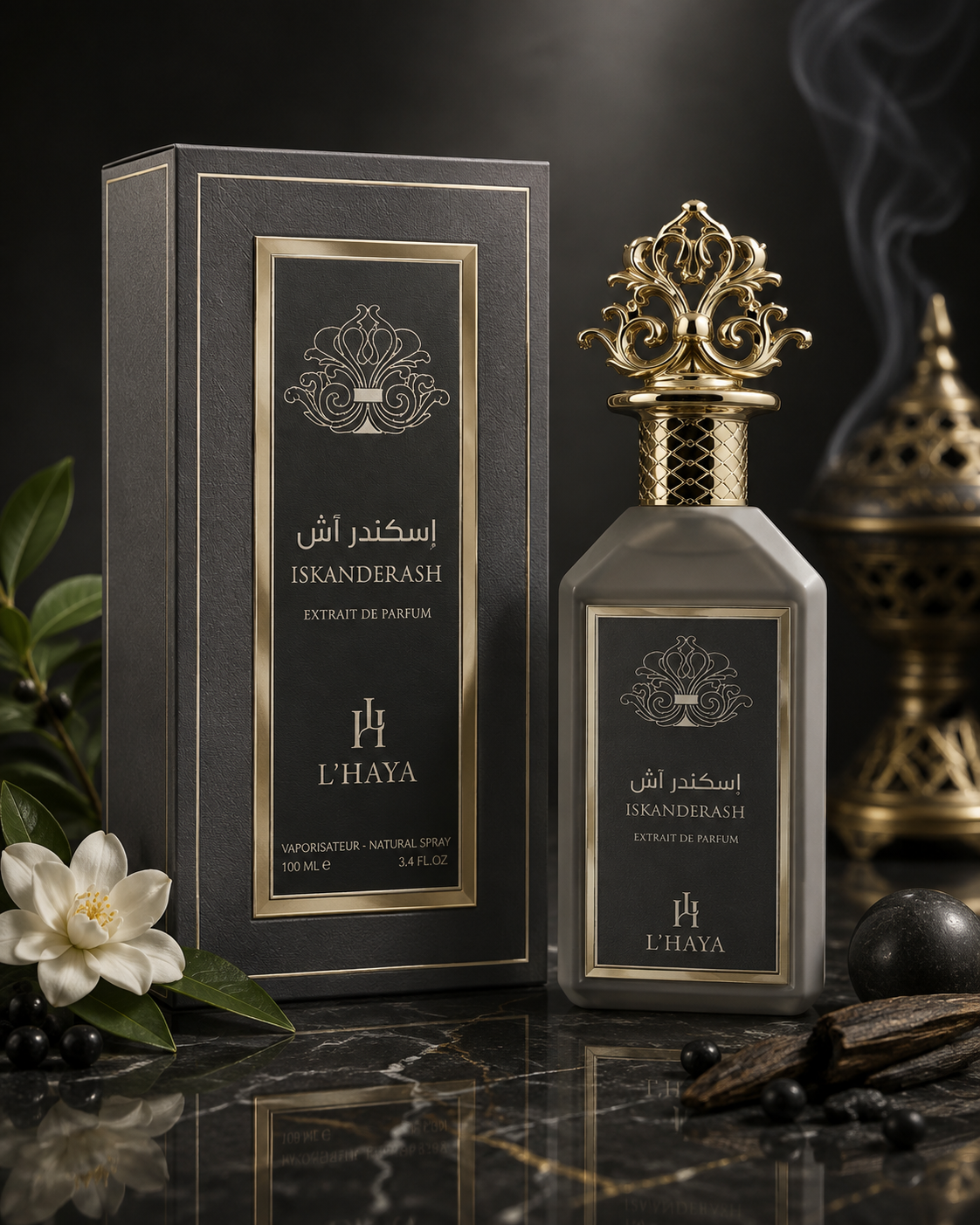 Iskandar Ash – L’Haya
Extrait de Parfum | Unisex | 100 ml