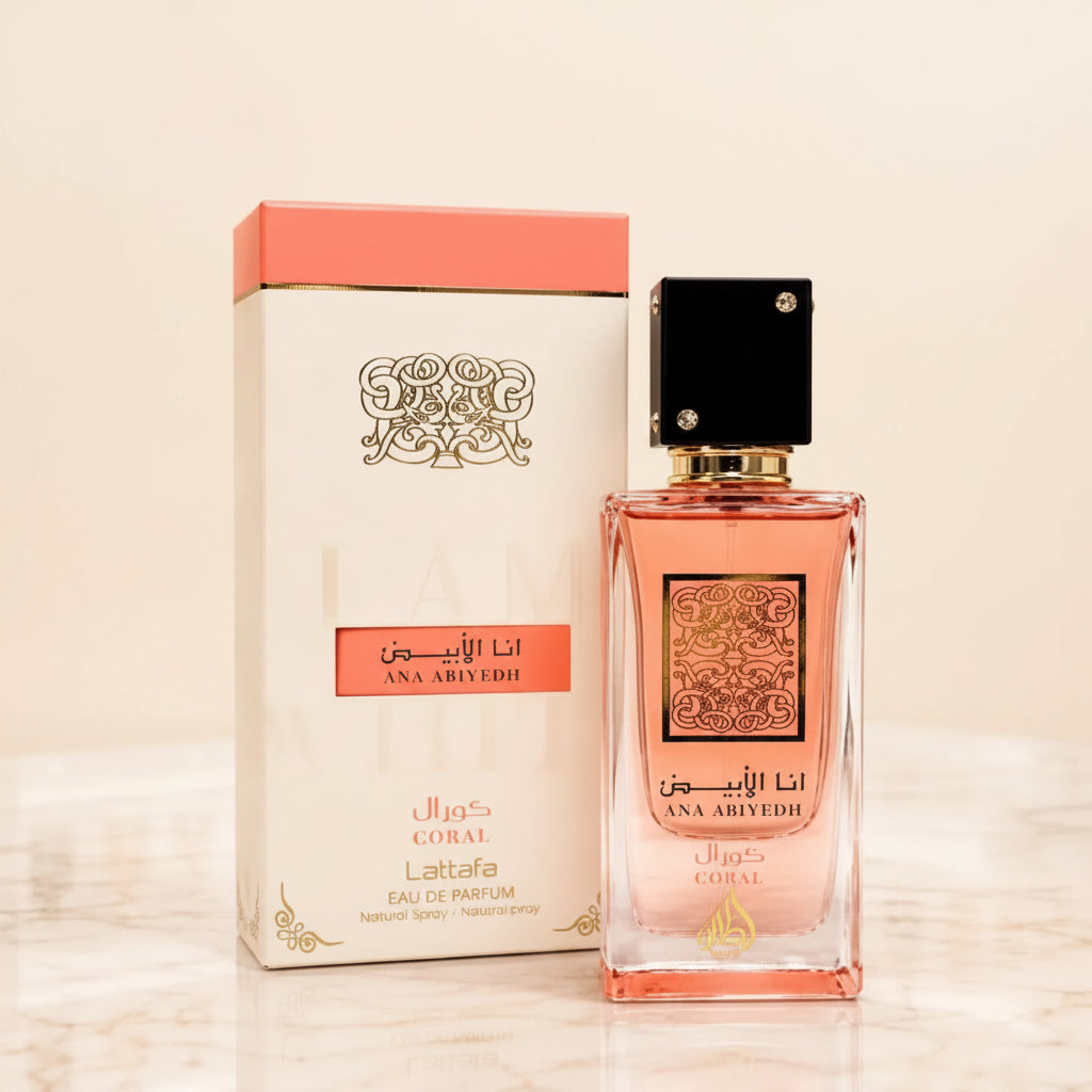 Ana Abiyedh Coral – Lattafa | 60ml-Eau de Parfum