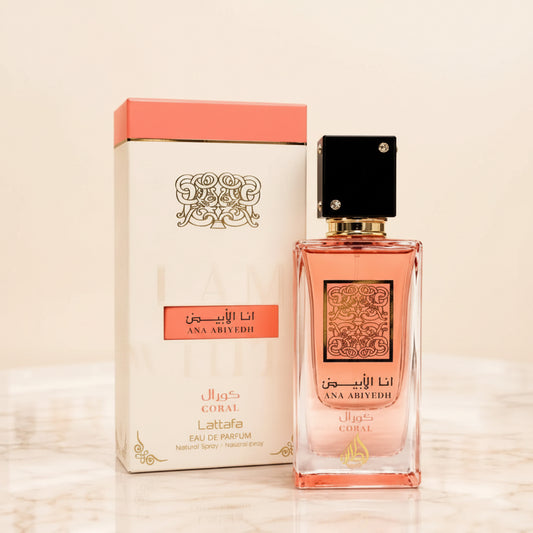 Ana Abiyedh Coral – Lattafa | 60ml-Eau de Parfum