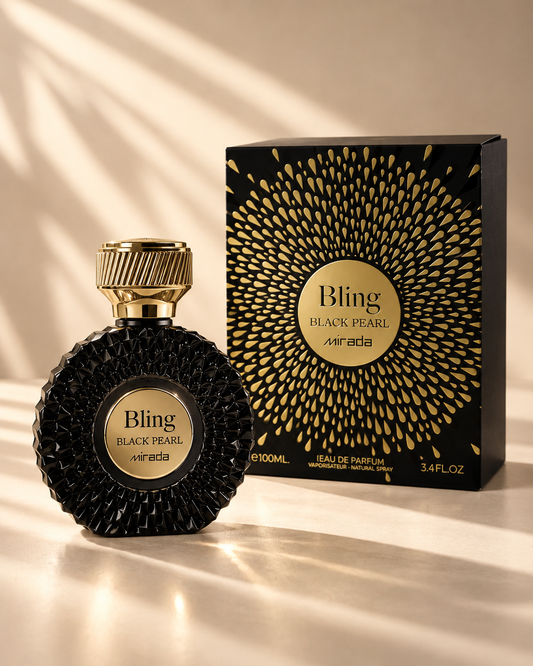 Bling Black Pearl –Eau de Parfum 3.4oz | For Women by Mirada
