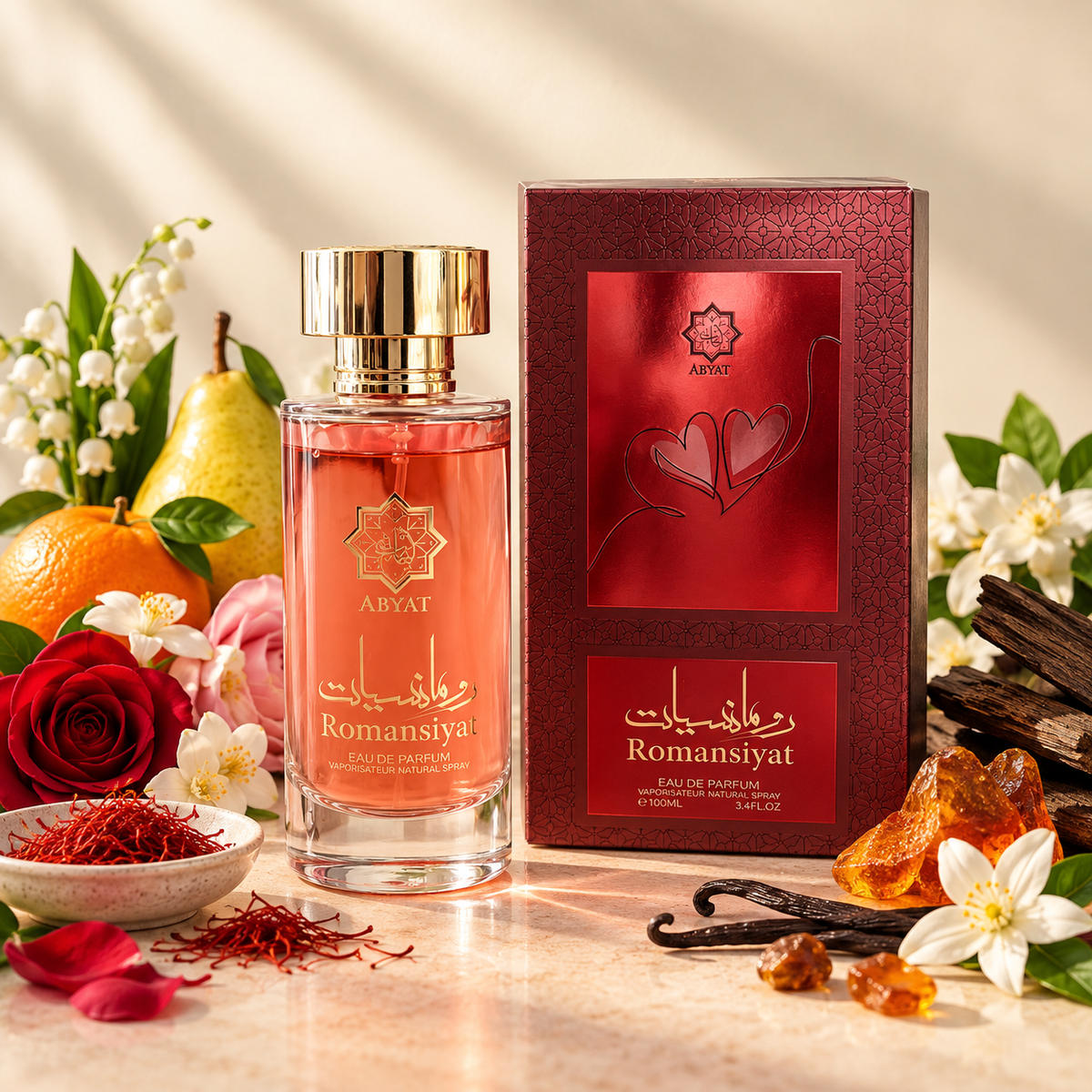 Romansiyat by Abyat– Eau de Parfum | 100 ml | For Women
